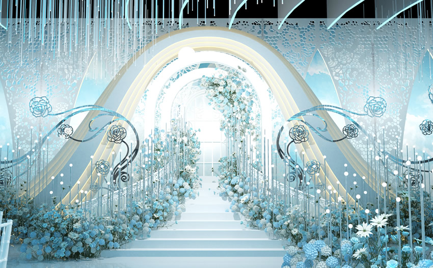 芦山釡香烙馍村水晶厅效果展示